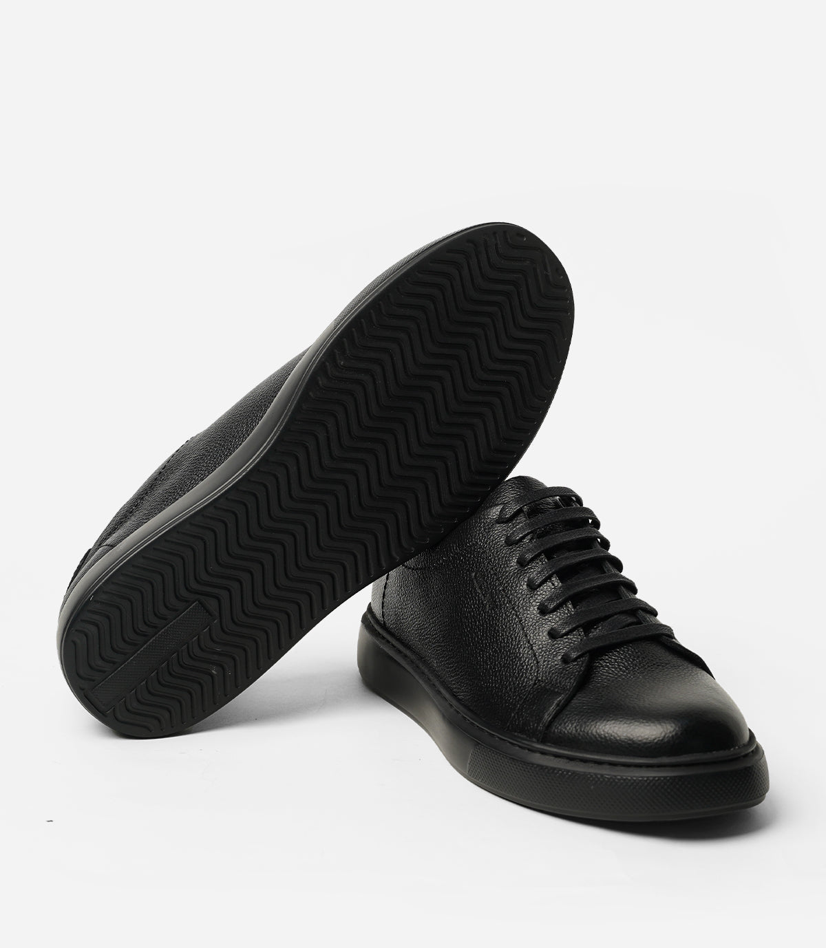 BASKET BLAZE En Cuir, Noir– CL6080