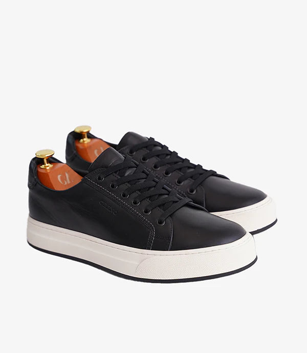 BASKET ROGUE En Cuir, Noir– CL6073 - CELENO - Congo