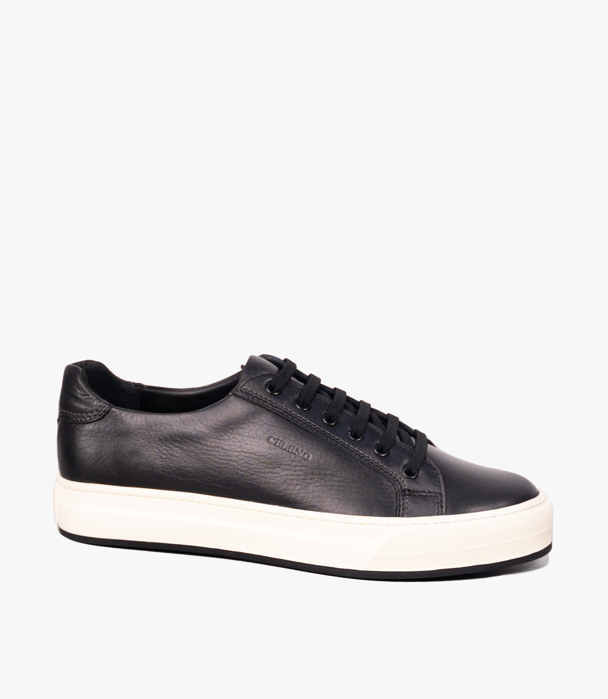 BASKET ROGUE En Cuir, Noir– CL6073