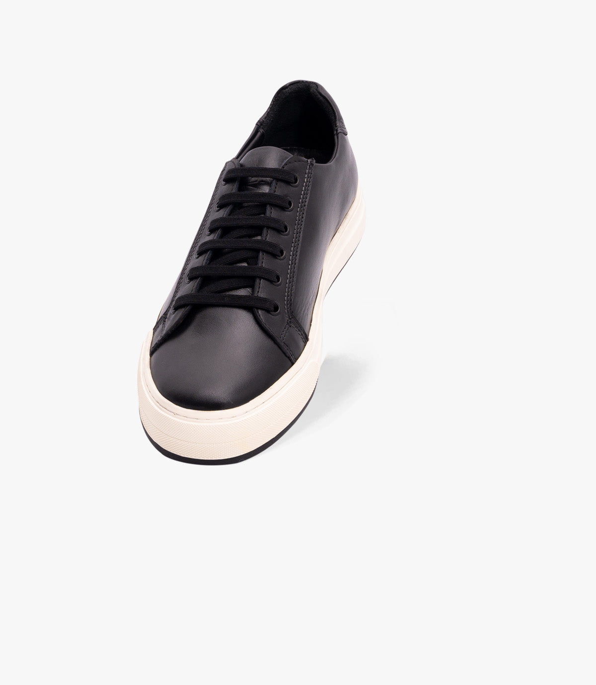 BASKET ROGUE En Cuir, Noir– CL6073