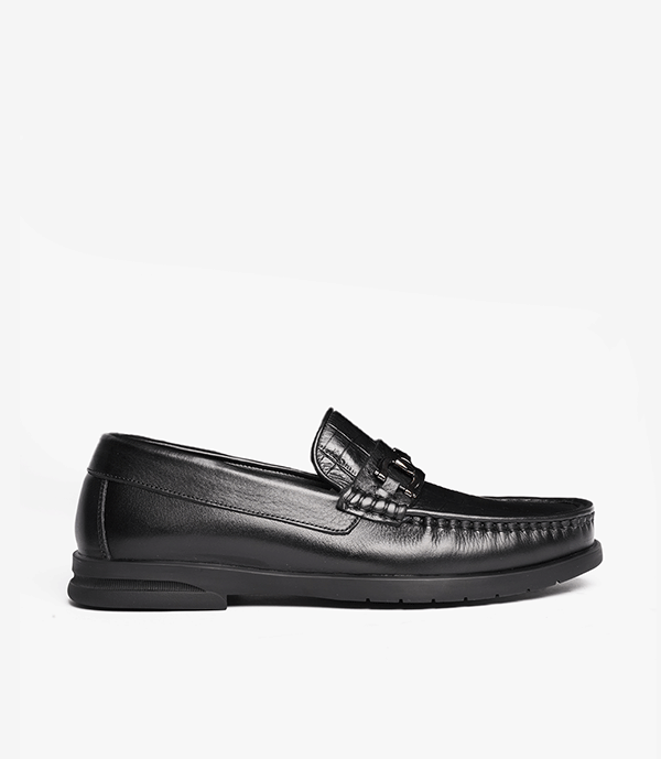 MOCASSIN River en Cuir, Noir – CL0111 - CELENO - Congo