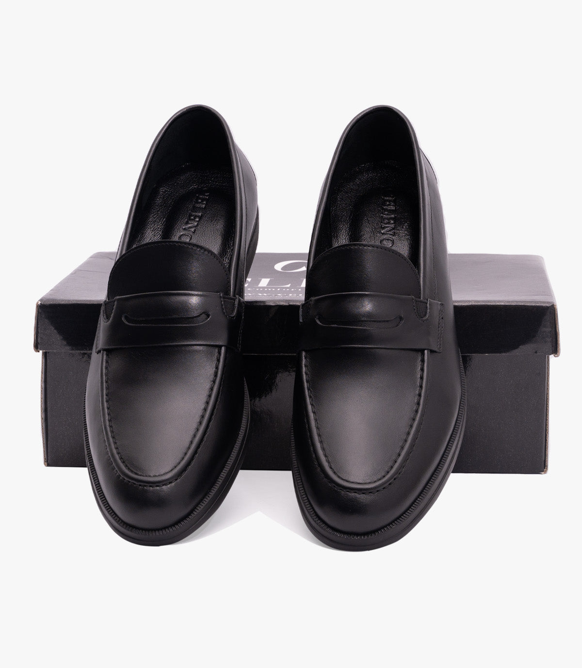 MOCASSIN LEO en Cuir, Noir – CL438 - CELENO - Congo