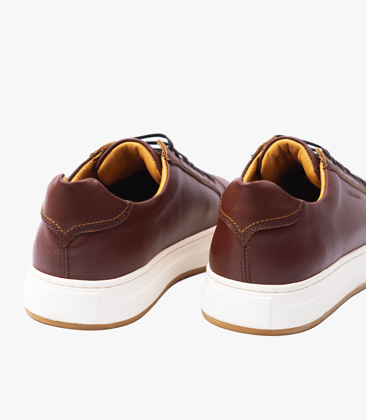 BASKET ROGUE En Cuir, Marron Cognac – CL6073