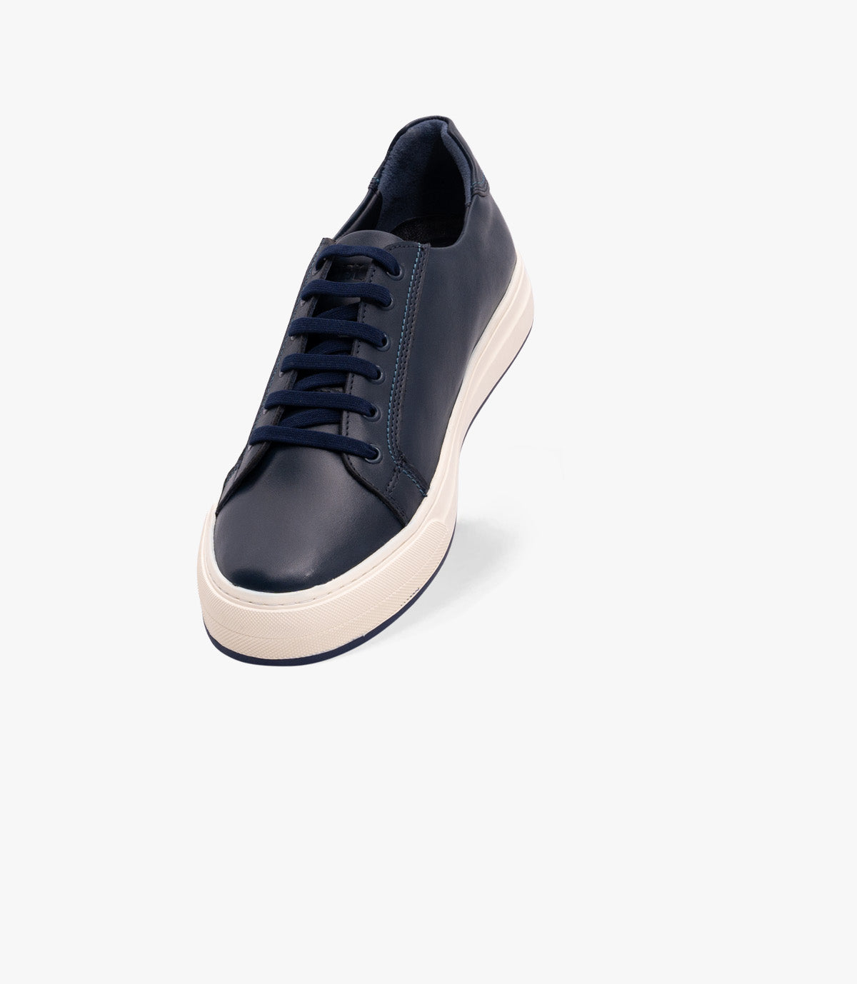 BASKET ROGUE en Cuir, Bleu Nuit– CL6073 - CELENO - Congo