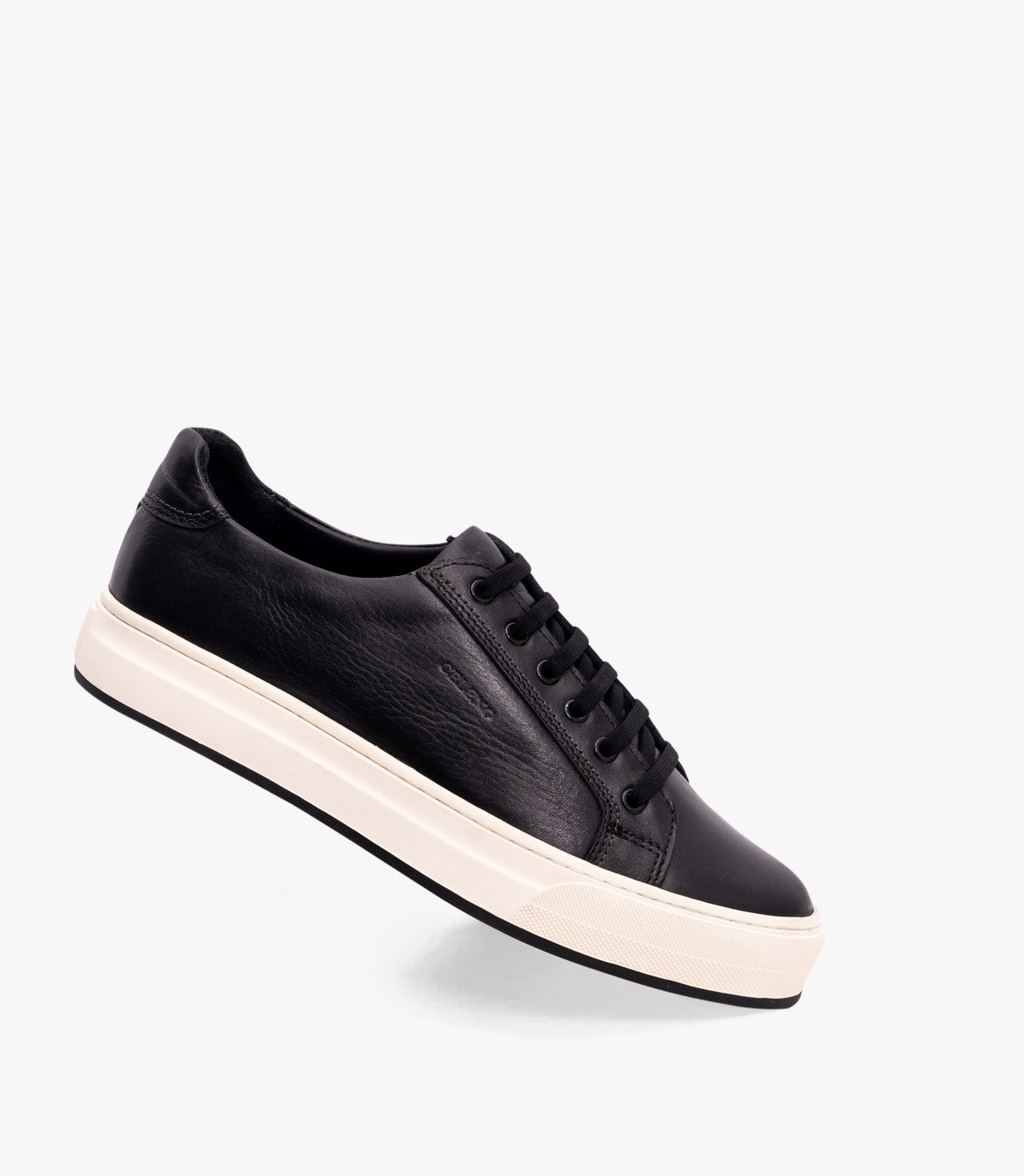 BASKET ROGUE En Cuir, Noir– CL6073