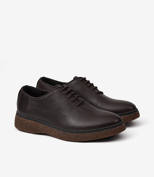 COLMAR en Cuir Grainé, Marron – CL418