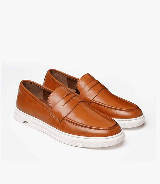 MOCASSIN ADDLER en Cuir, Tabac – CL6044