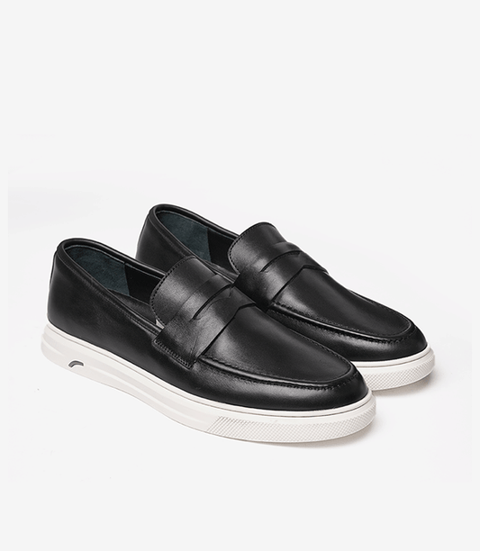 MOCASSIN ADDLER en Cuir, Noir – CL6044
